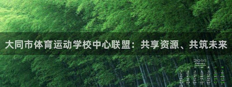 尊龙官方正版app代理：大同市体育运动学校中心联盟：共享资源